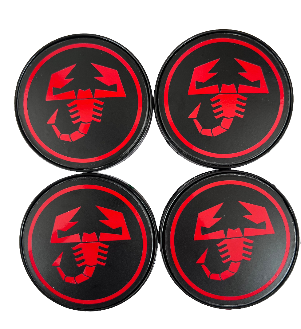 Set 4 Coprimozzi Abarth 60mmì