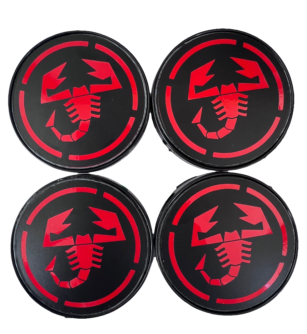 Set 4 Coprimozzi Abarth 60mmì