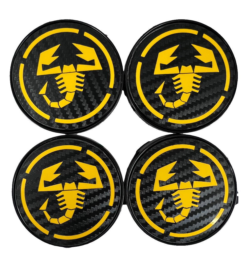 Set 4 Coprimozzi Abarth 60mmì