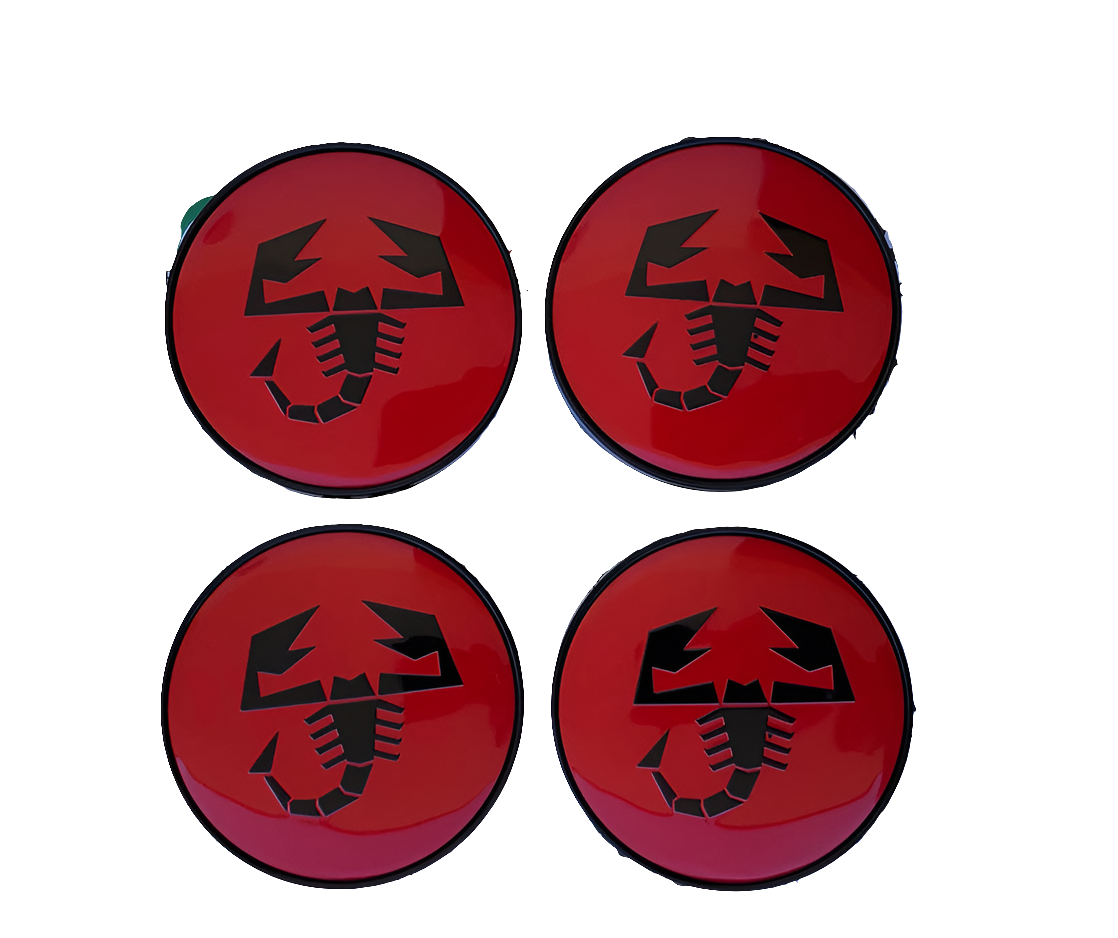 Set 4 Coprimozzi Abarth 60mmì