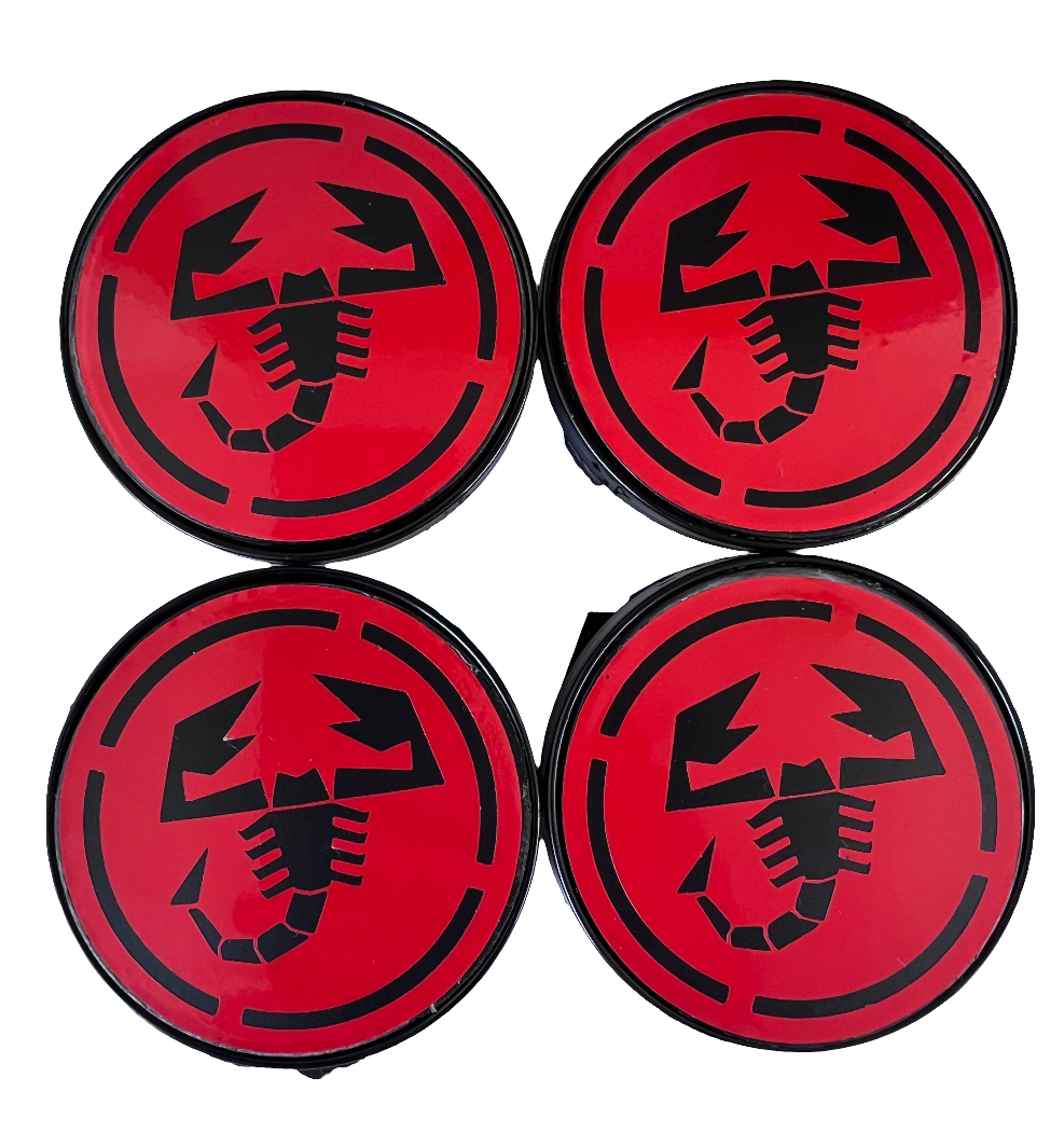 Set 4 Coprimozzi Abarth 60mmì