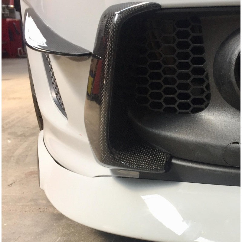 500 Abarth Air Intake Conveyors in Carbon or Fiberglass