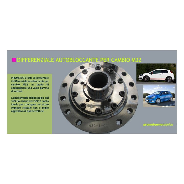 Selbstsperrendes Differential Prometeo Grande Punto Abarth M32