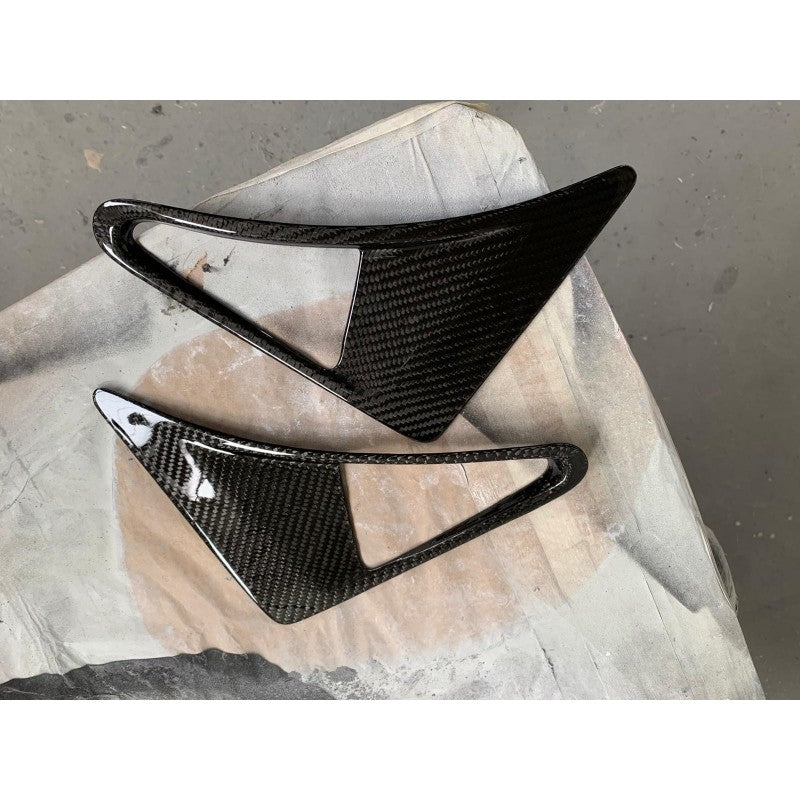 Air intake mudguards 500 abarth Fiberglass or Carbon