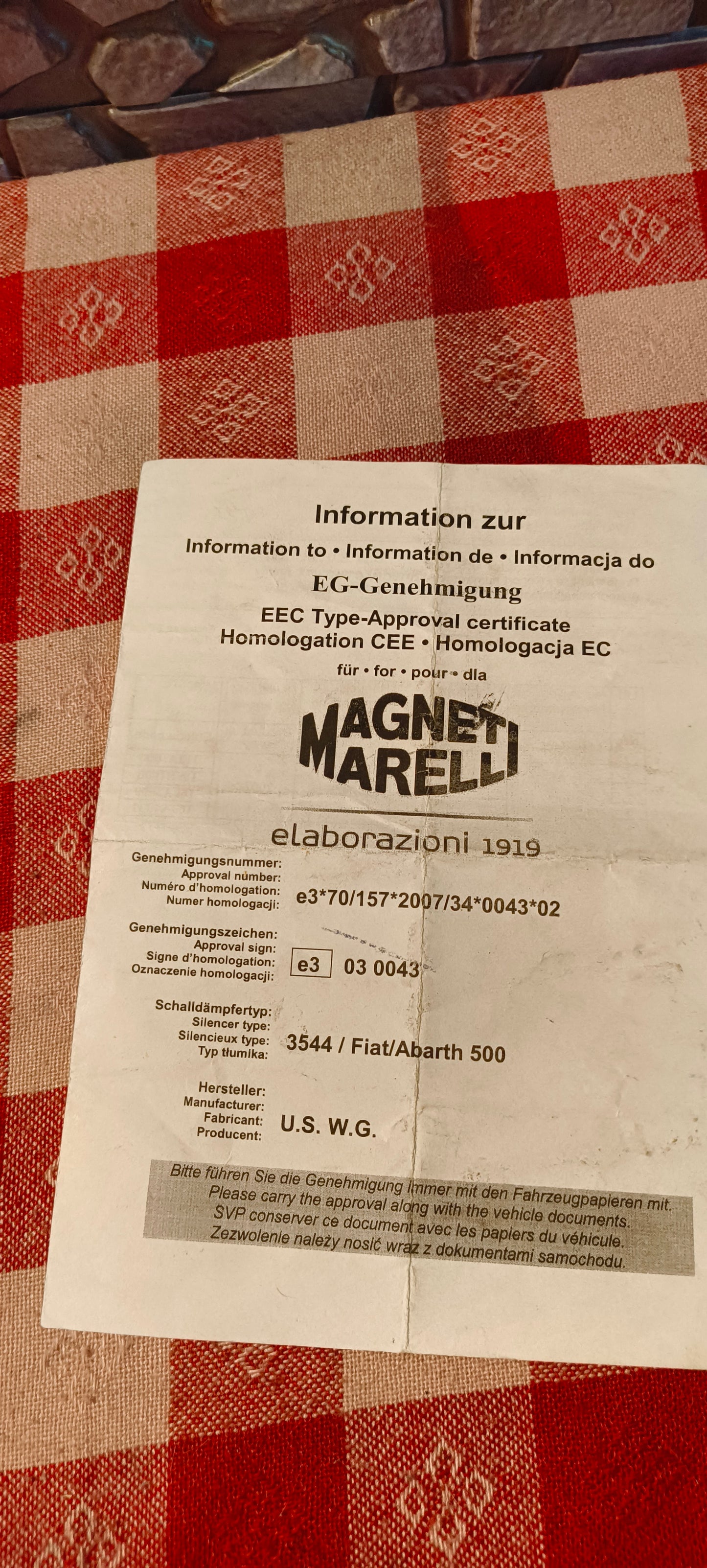 Magneti Marelli Trak Day USATO leggi la descrizione