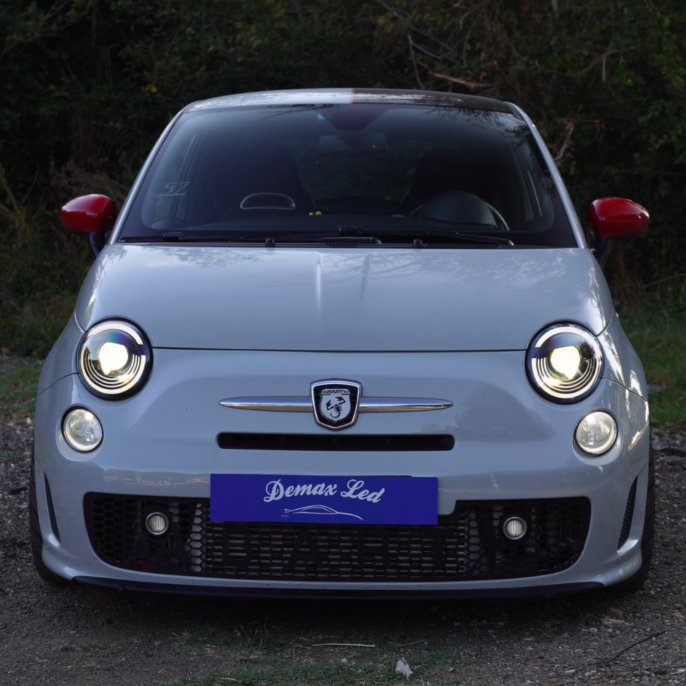 Fari Full LED Anteriori Abarth & Fiat 500 (2008–2025)