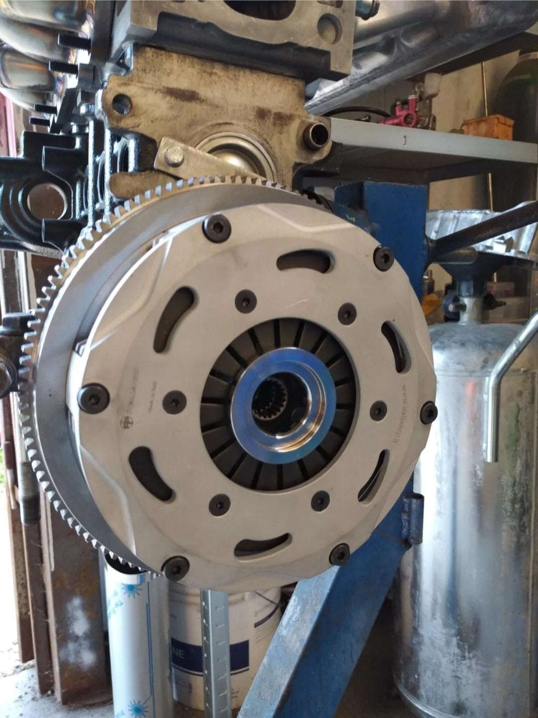 Double disc clutch kit Italian RP 500/595/695 - GPA Abarth for 400 hp and 550nm