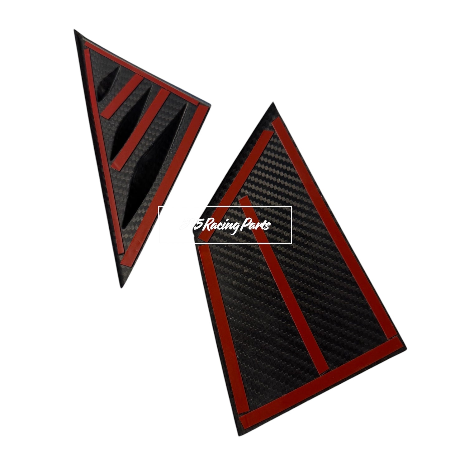 Kit Montanti Porta in VERO CARBONIO Fiat 500 Abarth - 595 - 695 - ESCLUSIVO