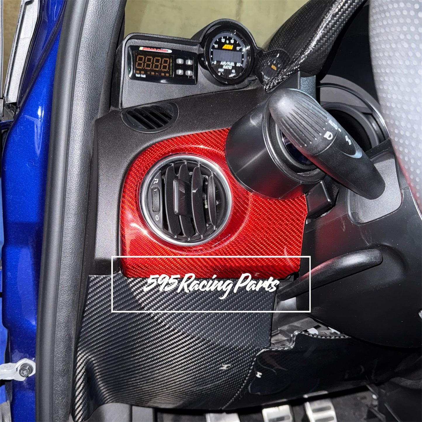 Cover Plancia in VERO CARBONIO per Abarth 595 - 695 - Fiat 500 - Restyling