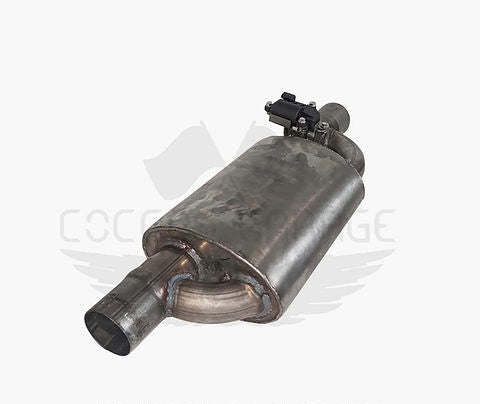 SILENZIATORE CON VALVOLA ELETTRICAuniversale