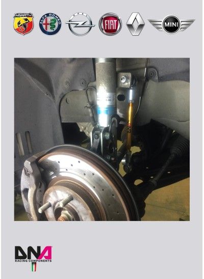 Kit tiranti Pro Street barra antirollio anteriore DNA Racing