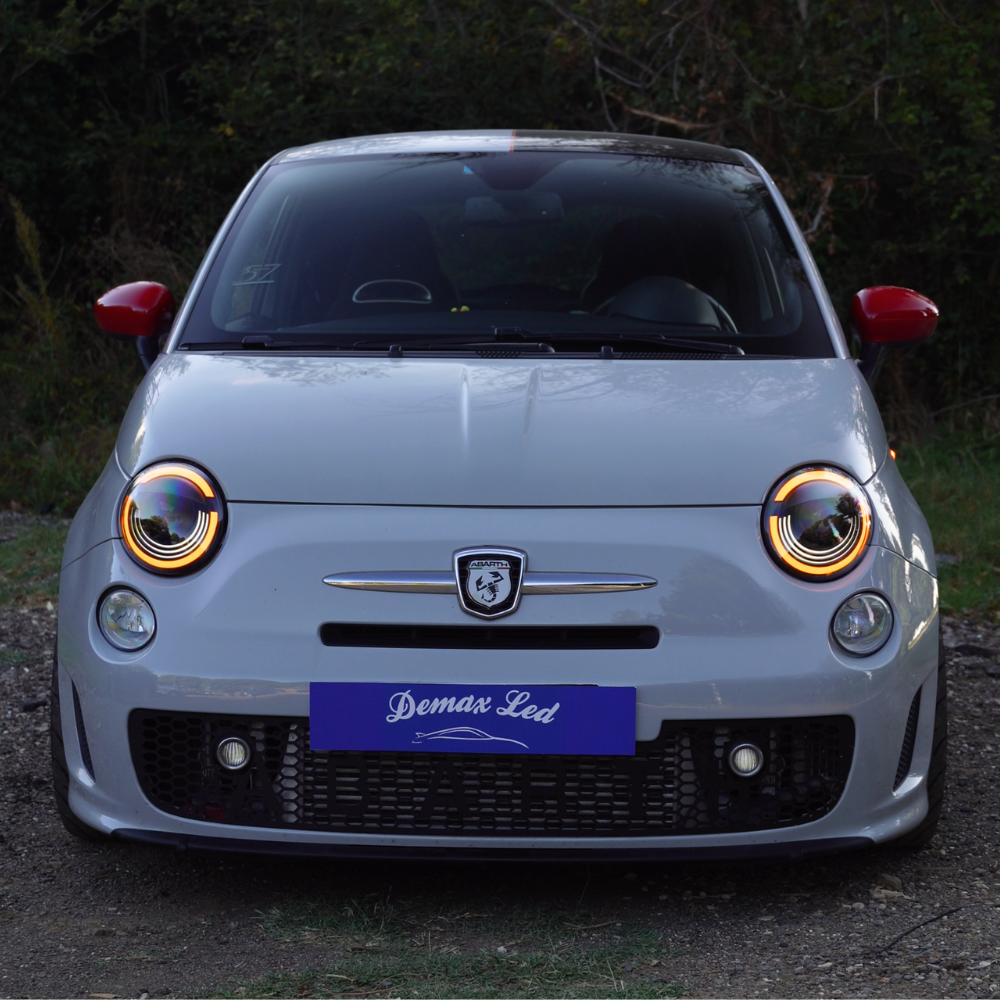 Fari Full LED Anteriori Abarth & Fiat 500 (2008–2025)