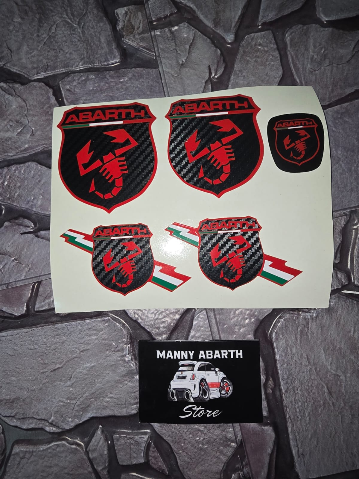 500/595 Abarth Logo Cover Kit