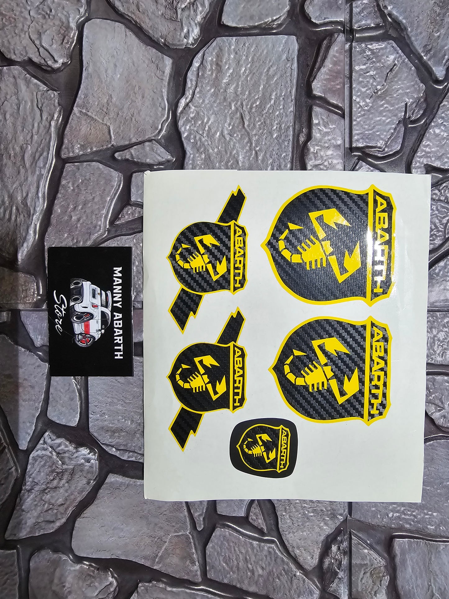 500/595 Abarth Logo Cover Kit
