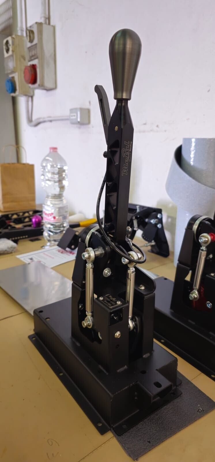 Castelletto Metal2Racing Abarth GRANDE PUNTO / PUNTO EVO Getriebe (fügen Sie in den Bestellhinweisen die Knopffarbe aus der Beschreibung ein)