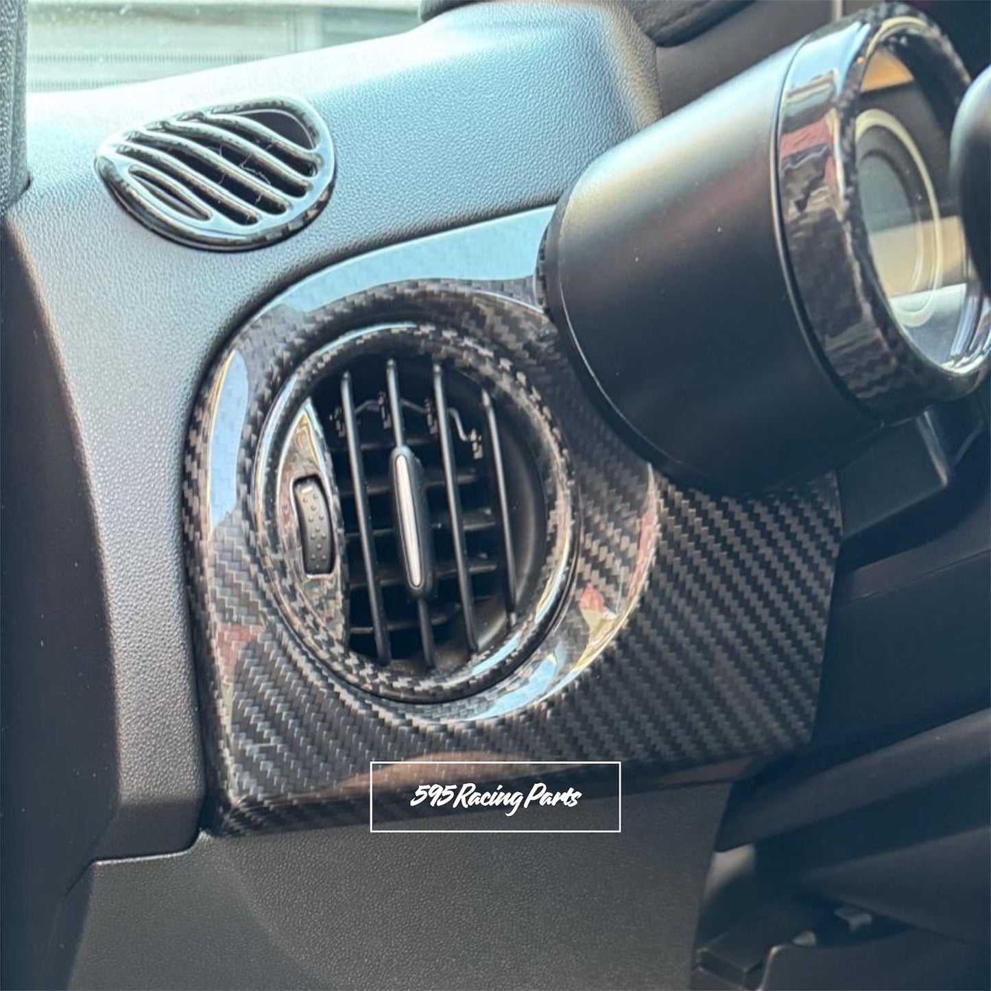 Cover Plancia in VERO CARBONIO per Abarth 595 - 695 - Fiat 500 - Restyling