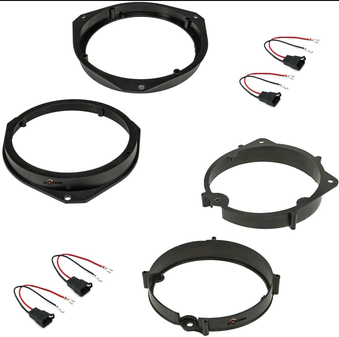 KIT ANELLI ADATTATORI ANTERIORI 165mm E POSTERIORI 130mm