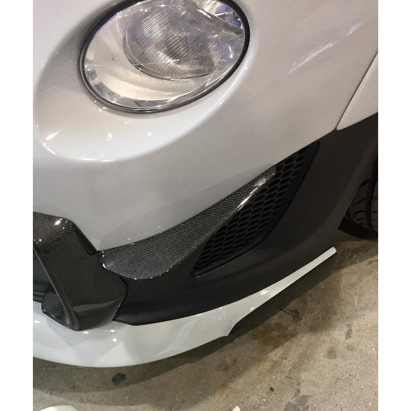 Side Canards Pair 595 Abarth Size Small Carbon or Fiberglass