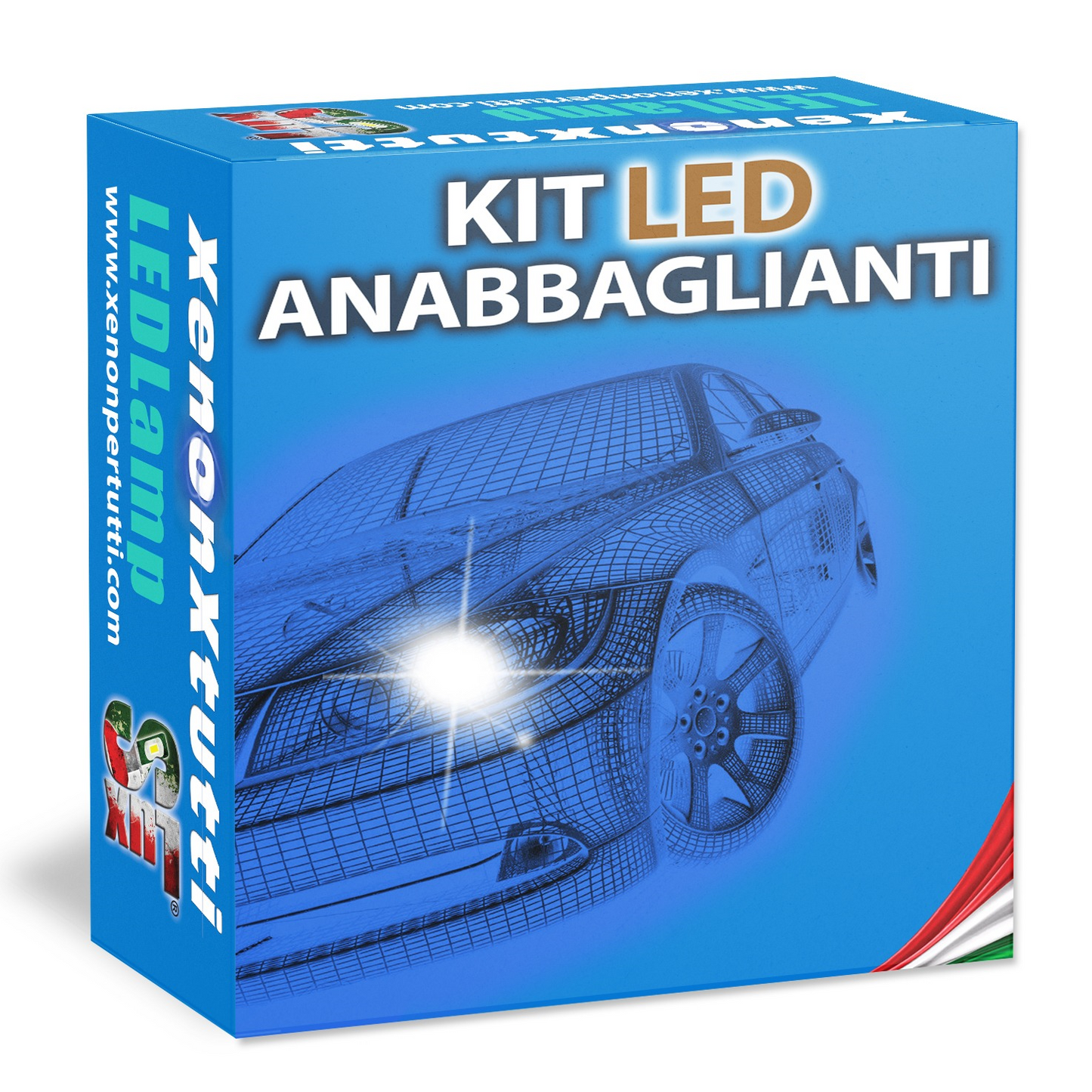 H7-Abblendlicht-LED-Lampen für ABARTH 500 595 695 (ab 2008) CANBUS-Technologie-Kit 6000 K weißes Licht