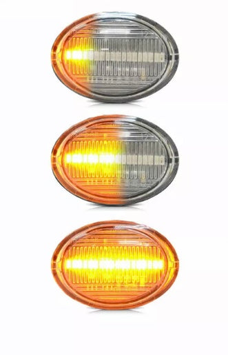 Dynamische getönte LED-Seitenblinker für Fiat/Abarth 500