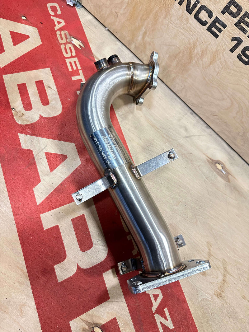 Downpipe TD04 63.5 mm Abarth 500 / Grande Punto / MiTo / Giulietta double probe