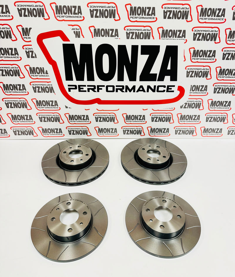 Slotted discs 500 Abarth 145cv/160 track/tourism 284mm