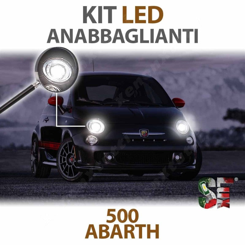 H7-Abblendlicht-LED-Lampen für ABARTH 500 595 695 (ab 2008) CANBUS-Technologie-Kit 6000 K weißes Licht