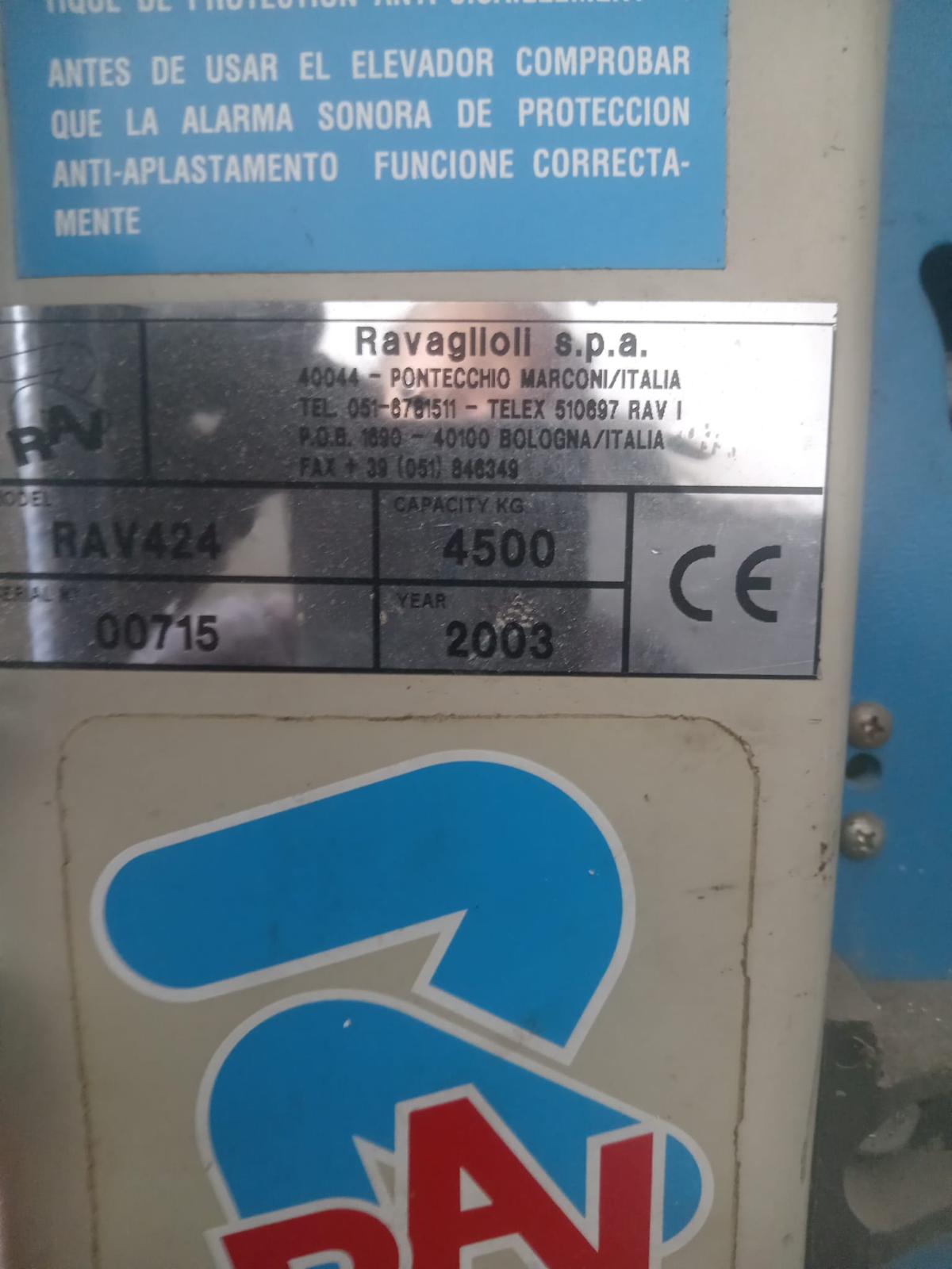 Ponte sollevatore furgoni e auto USATO solo ritiro a mano