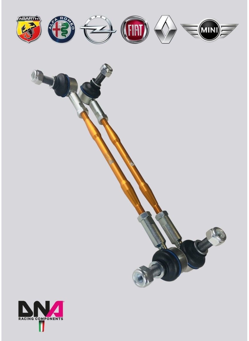 Kit tiranti Pro Street barra antirollio anteriore DNA Racing
