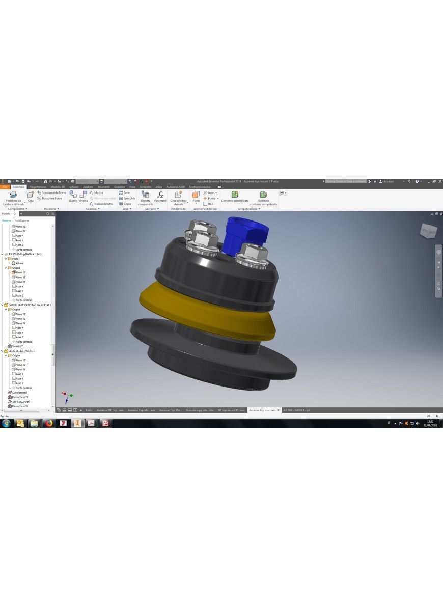 Kit top mount per ammortizzatori WRS DNA Racing