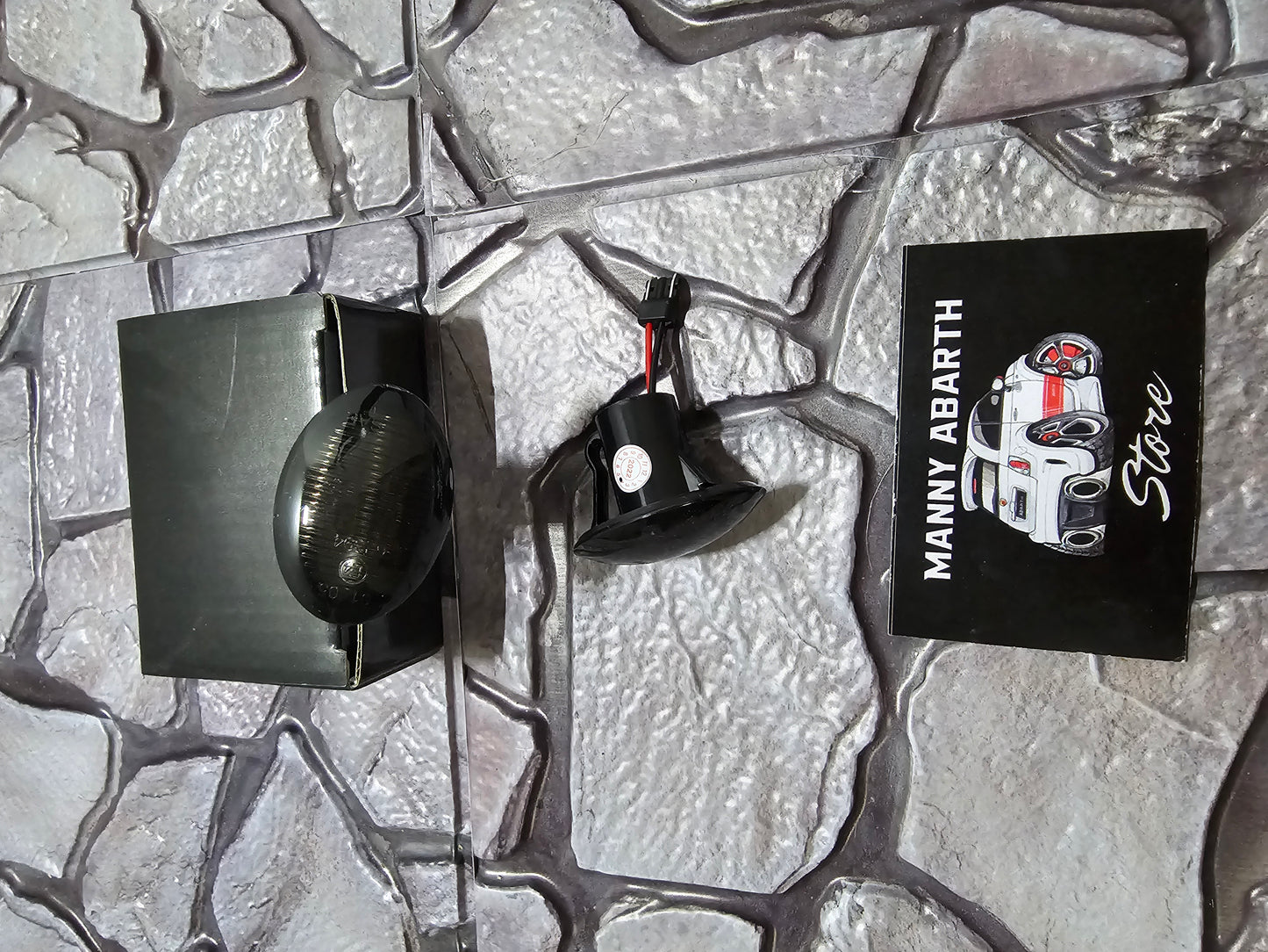 Dynamische getönte LED-Seitenblinker für Fiat/Abarth 500
