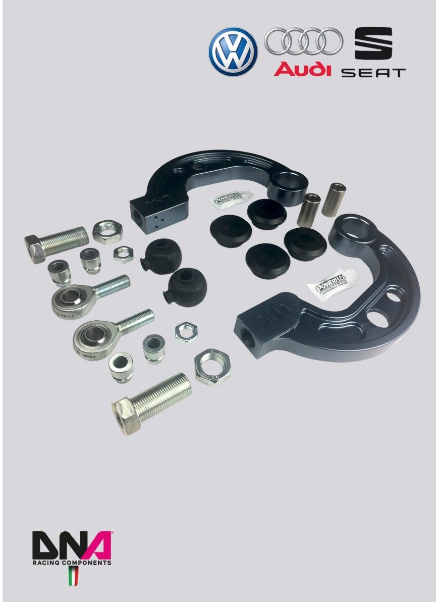 Kit bracci sospensione superiori regolazione camber DNA Racing