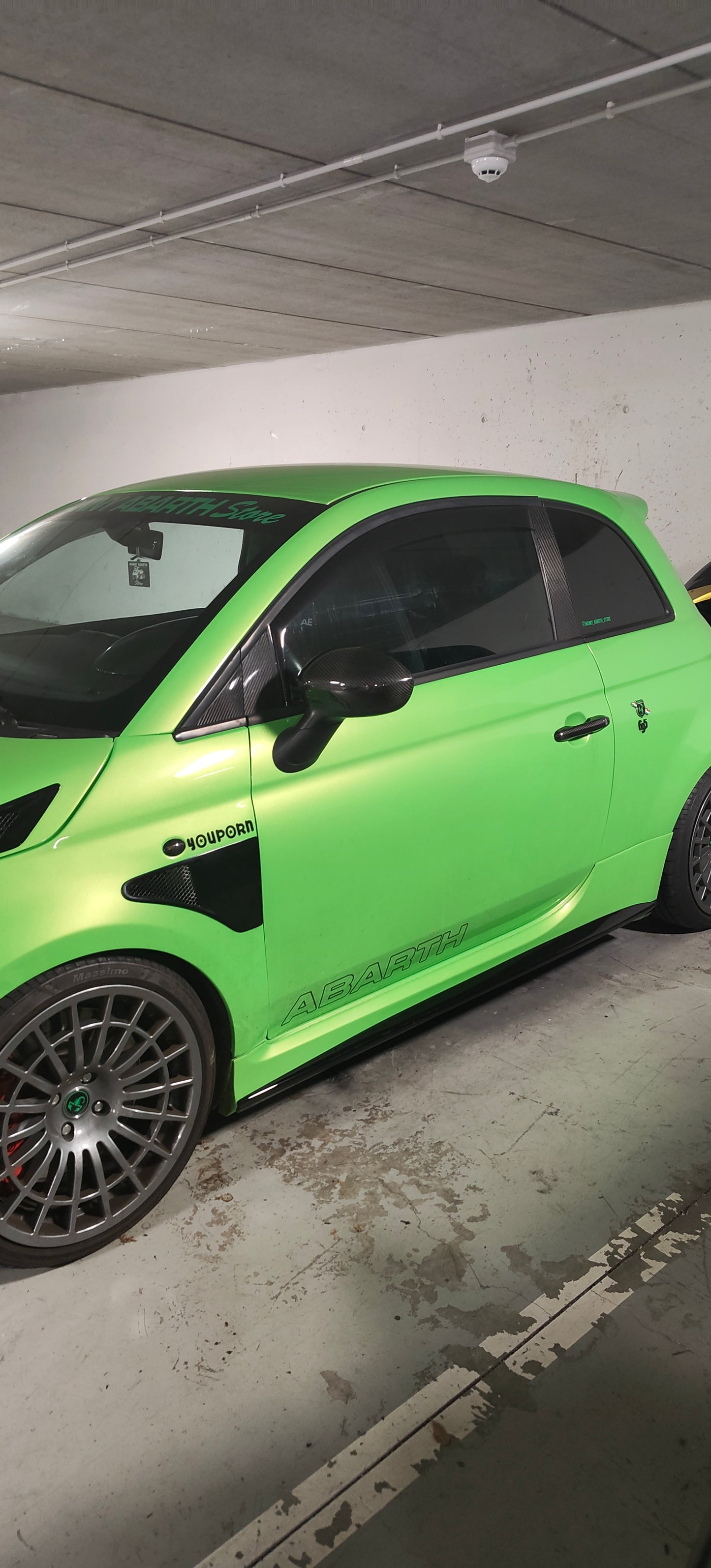 Minigonne laterali FIAT 500 Abarth sottoporta