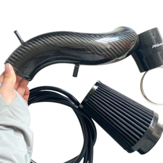 Fiat 500 Abarth Kit Aspirazione Diretta Alta in VERO CARBONIO per turbina 1446 - IHI - TD04