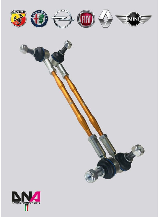 Kit tiranti Pro Street barra antirollio anteriore DNA Racing