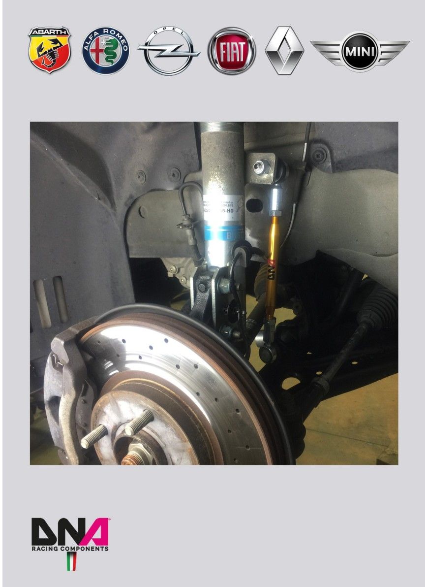 Kit tiranti Pro Street barra antirollio anteriore DNA Racing