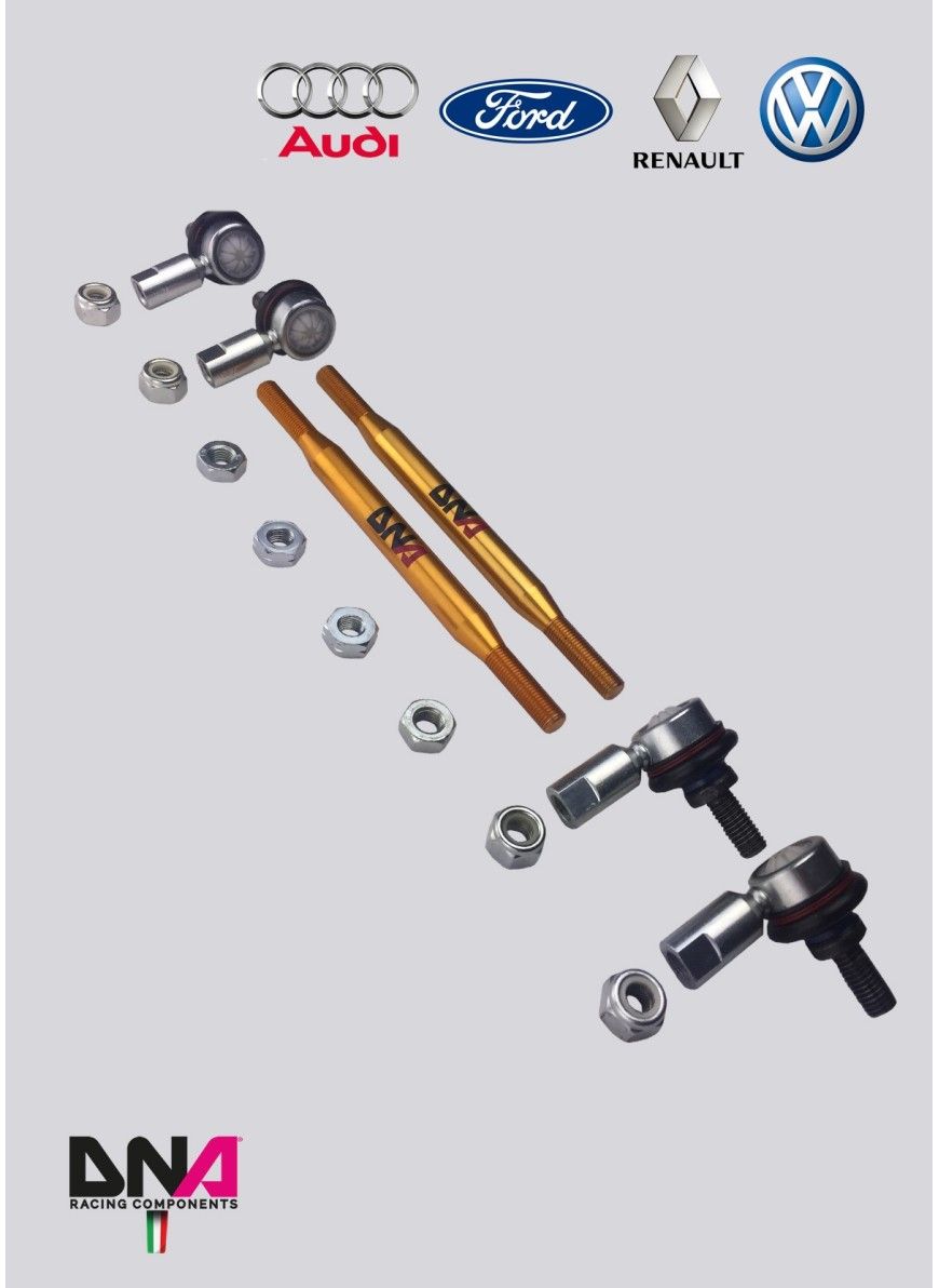 Kit tiranti regolabili "Pro Street" per barra antirollio anteriore DNA Racing