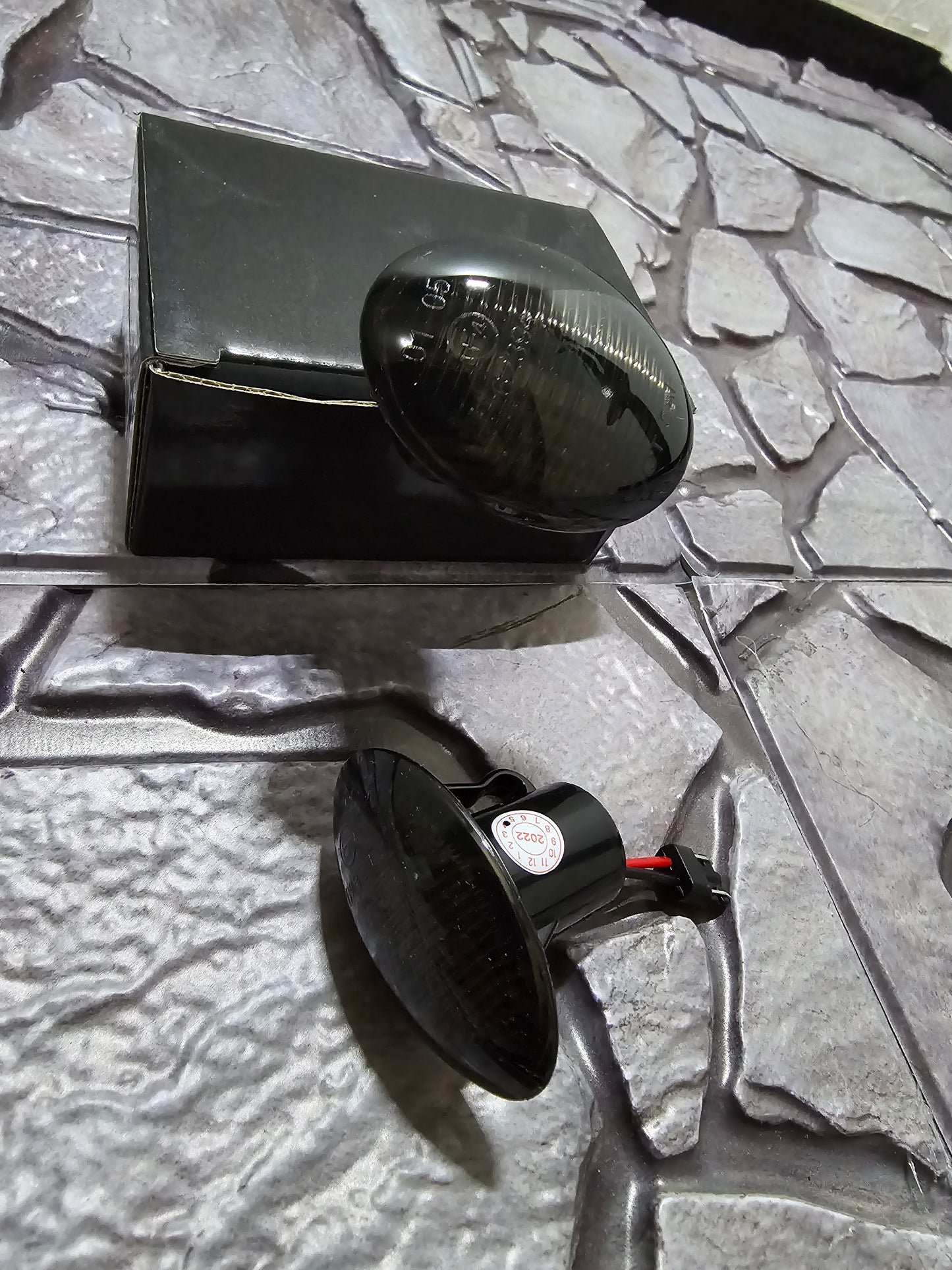 Dynamische getönte LED-Seitenblinker für Fiat/Abarth 500